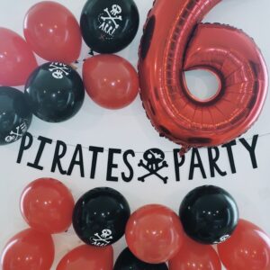 Décoration box anniversaire Pirates
