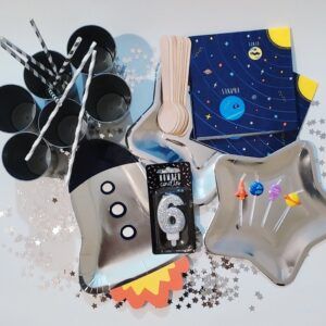 vaisselle box anniversaire ptit astronaute