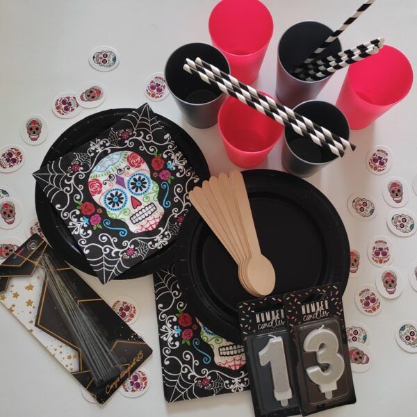 vaisselle box anniversaire dia de los muertos